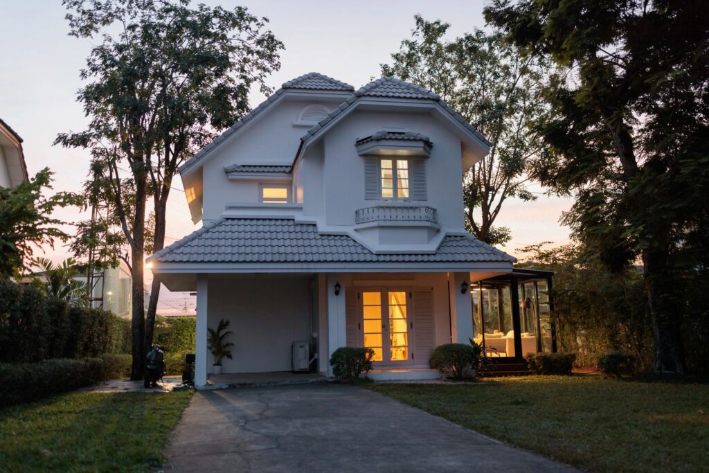 Exterior of a residential home