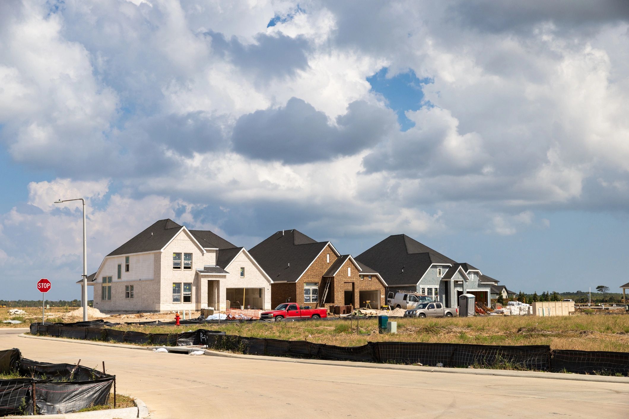 Homes in a growing Texas residential community